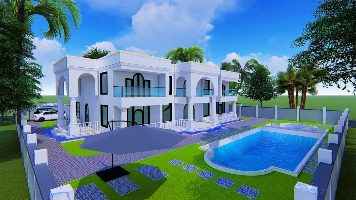 5 bedroom Maisonette with pool